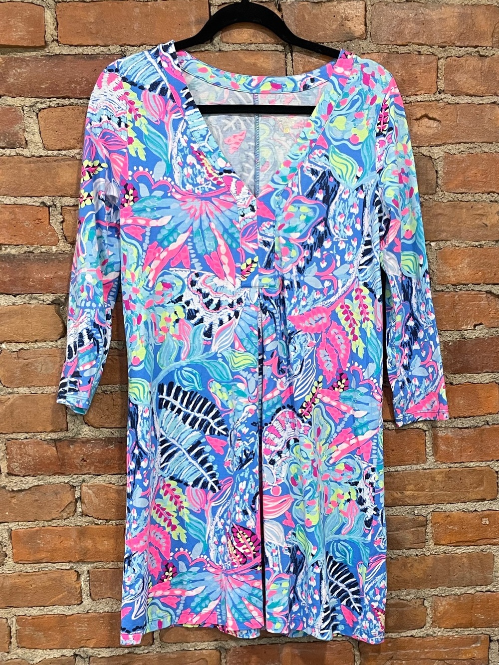 Lilly Pulitzer Colorful Tunic Dress | Size Small | 100% Pima Cotton